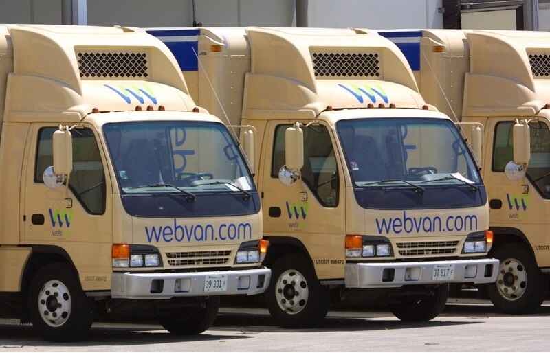 Fleeting of WebVan trucks